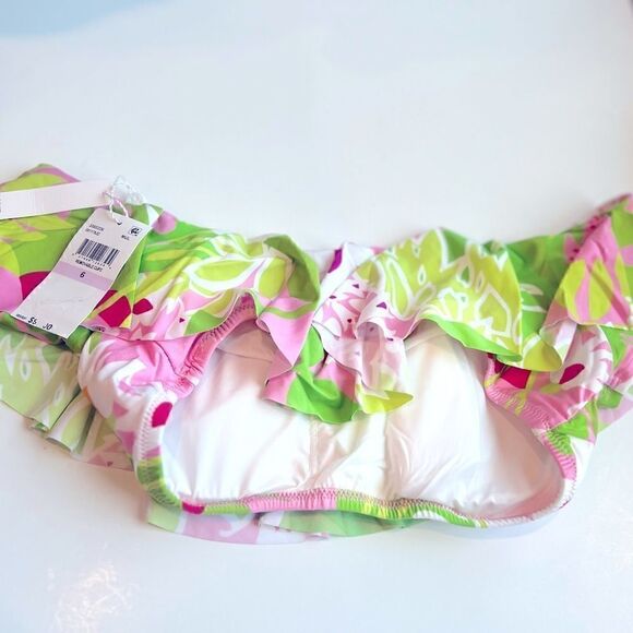 Trina Turk Womens La Palma Printed
Off-the-Shoulder Bikini Swim Top swimsuit 6 - Picture 11 of 12